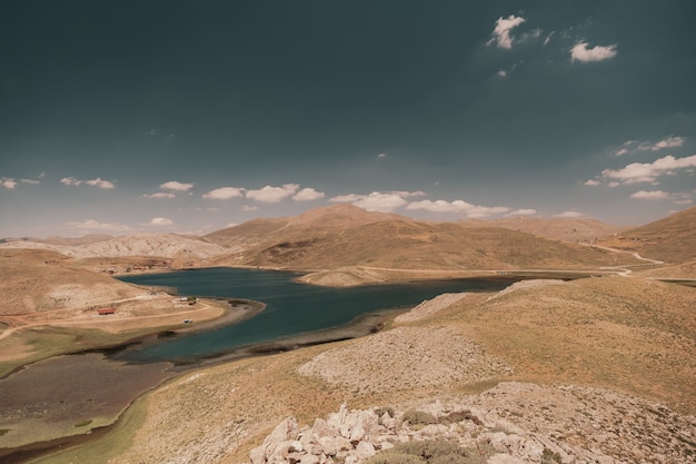 Landscape of mountains in turkey