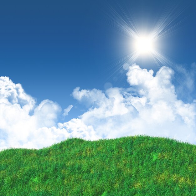 Free Photo landscape with grass