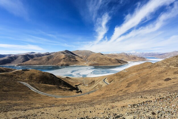 Landscape with mountains