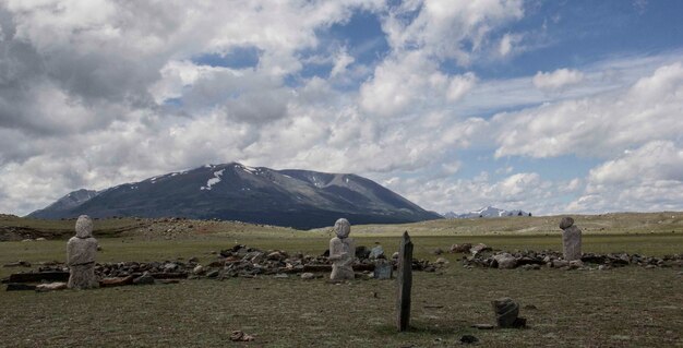 landscape with mountains