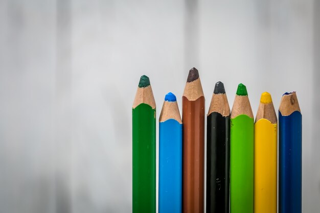 large colored pencils