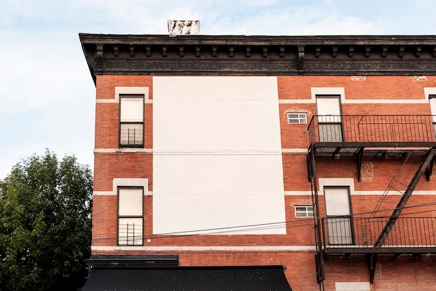 Large mock-up billboard on a building