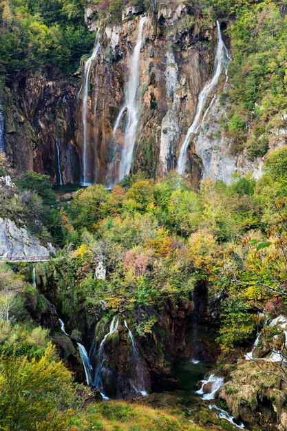 Large waterfall