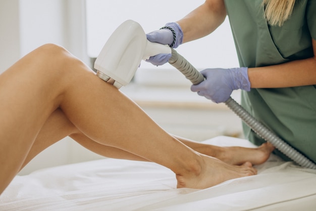 Laser epilation, hair removal therapy Free Photo