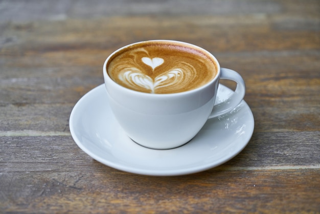 Бесплатное фото latte coffee