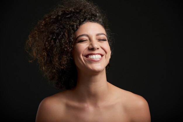 Laughing woman