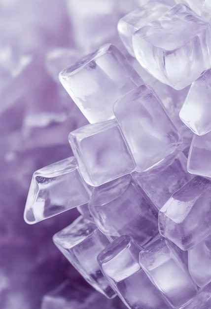 Lavender colored background with crystals texture