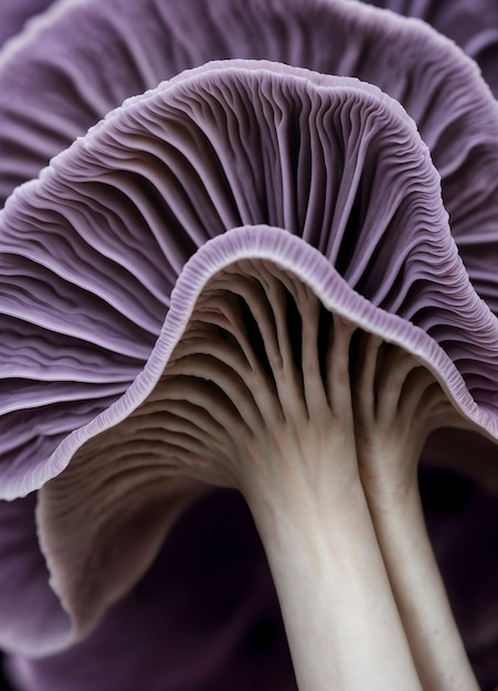 Foto gratuita sfondio color lavanda con consistenza di funghi