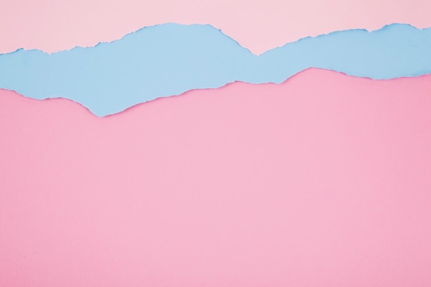 Free photo layers of pink and blue papers