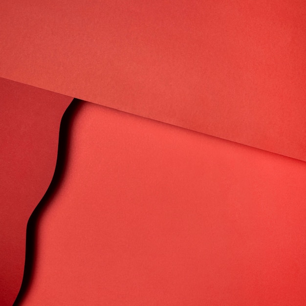 Free photo layers of red torn papers