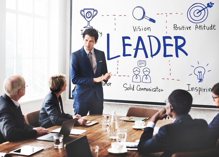 Free Photo leader authority boss coach director manager concept