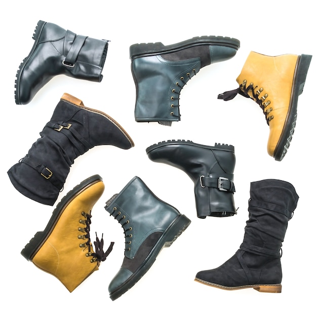 Free photo leather boots