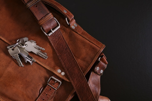 A Leather briefcase