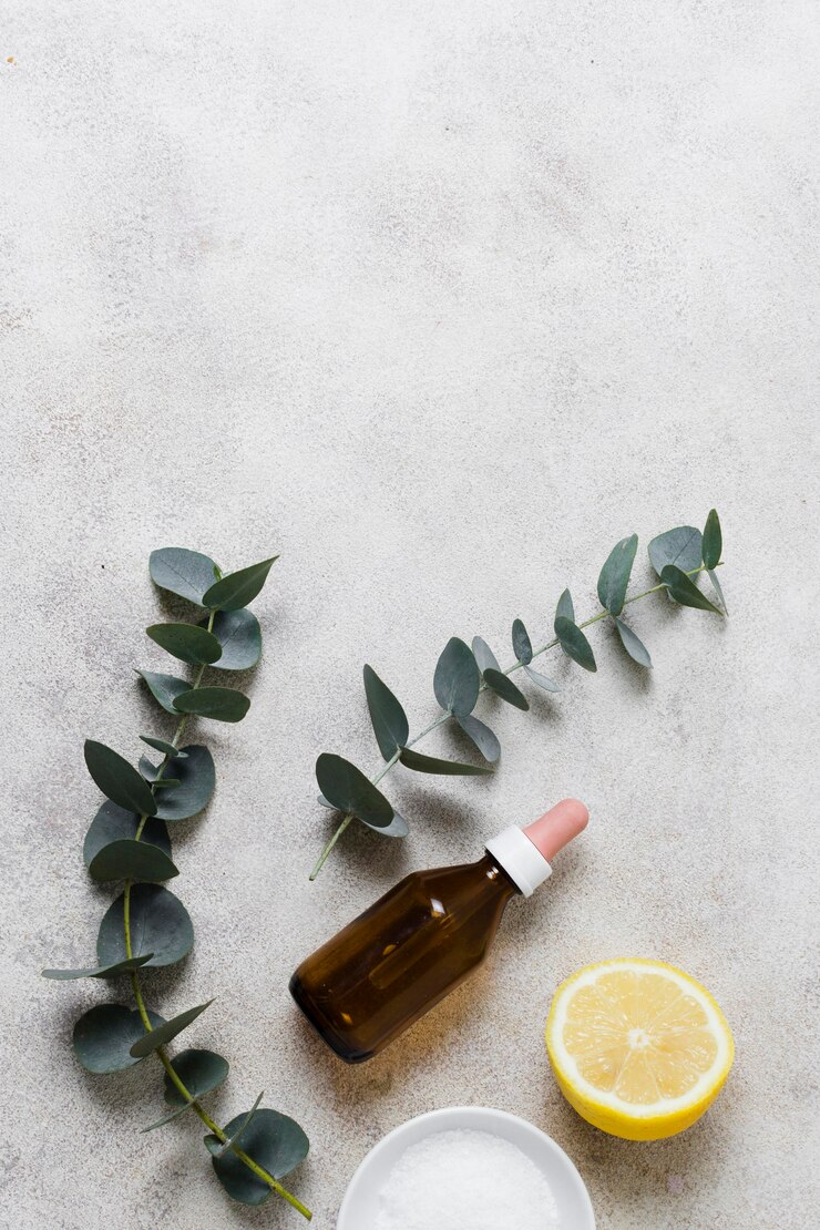 Free Photo leaves and oils for healthy and relaxed mind