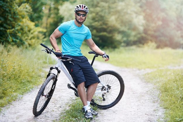 Free photo leisure activity on the bike