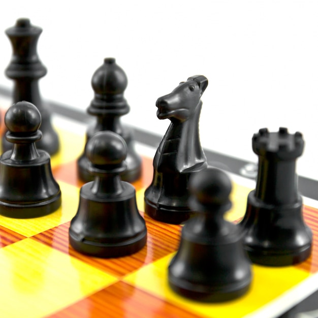 Free photo leisure chess confrontation pawn wood