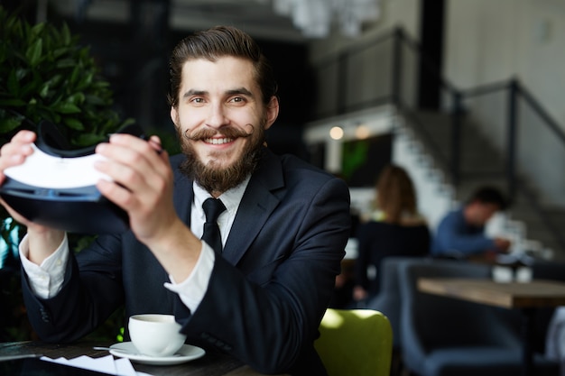 Foto gratuita il tempo libero nella realtà virtuale