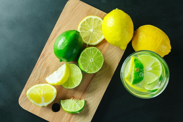 Lemonade with fresh lemon