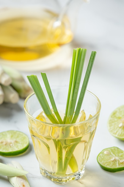 lemongrass honey and lemon juice food and beverage products from lemongrass extract food nutrition concept.