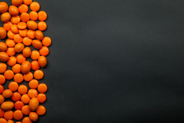 Lentils on table