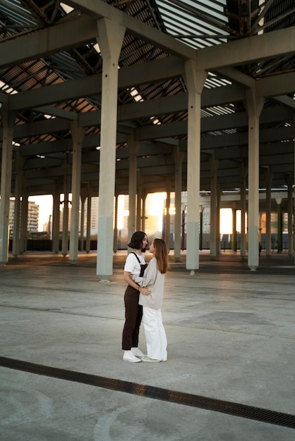 Free photo lesbian couple being affectionate with each other