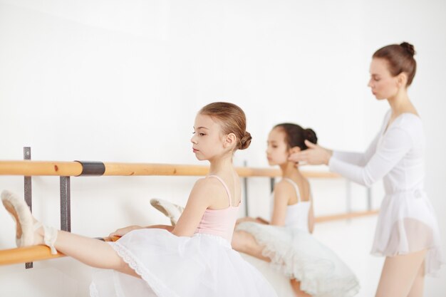 Lesson of ballet