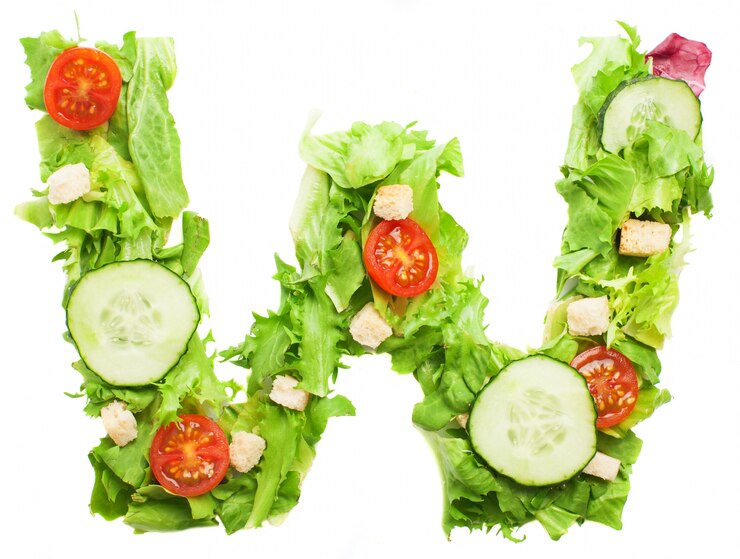 Free Photo letter w ready to eat