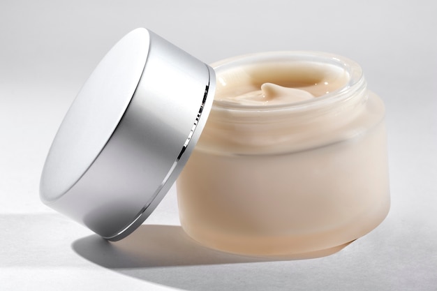 Levitating cosmetic cream display