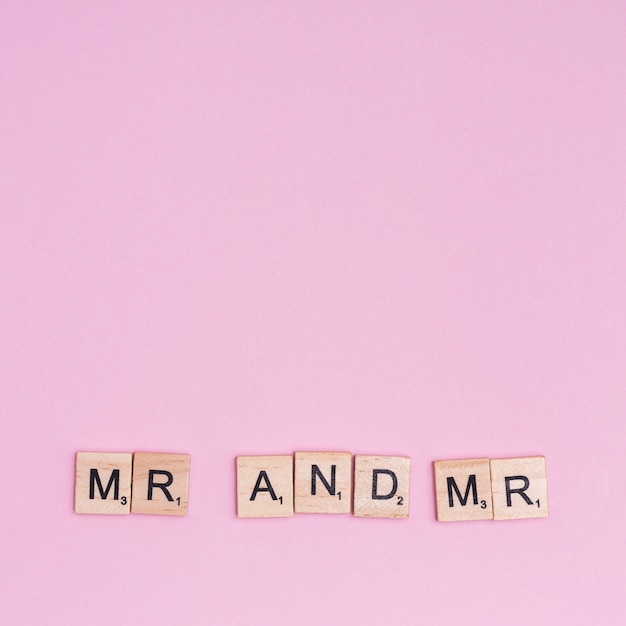 LGBT 텍스트 Mr and Mr