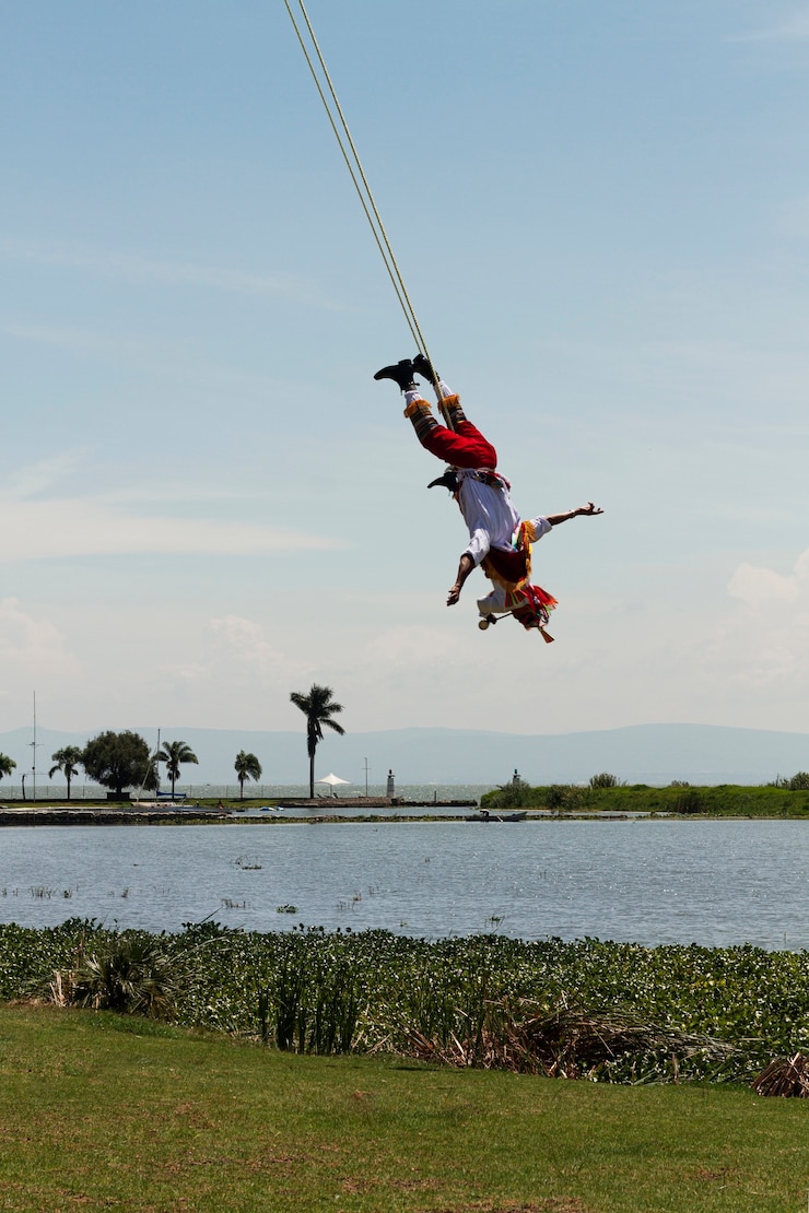 Free Photo life in mexico landscape with adult doing tricks