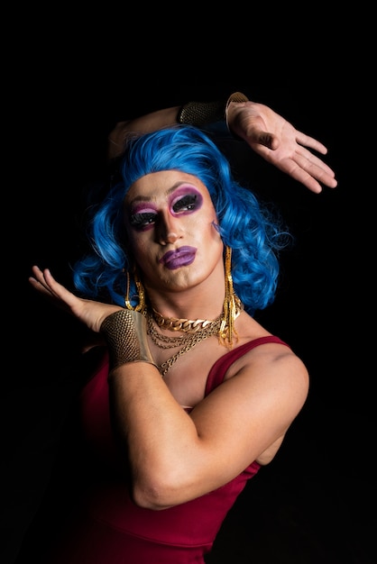 Foto gratuita stile di vita delle drag queen