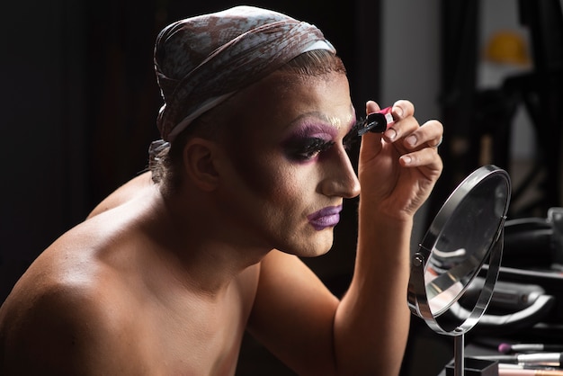 Foto gratuita stile di vita delle drag queen