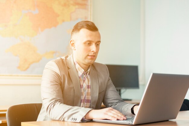 Lifestyle portrait of businessman