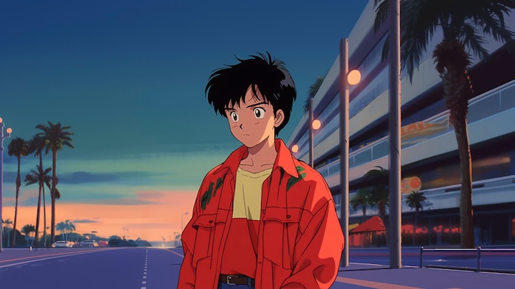 Free Photo lifestyle scene in anime style with person doing daily tasks