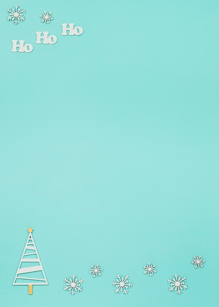 Free photo light blue christmas background