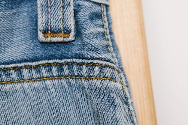 Light blue denim texture close-up