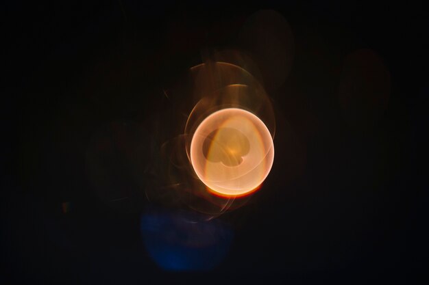 Light of blurred candle