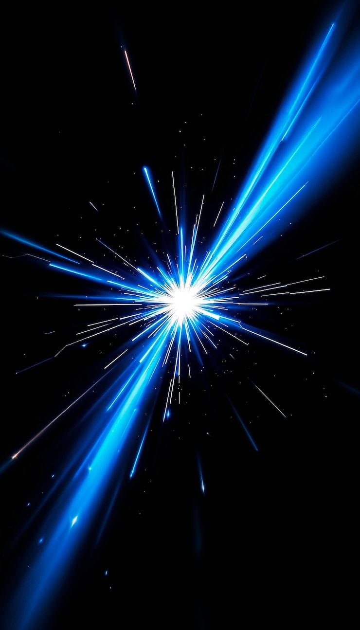 Free Photo light explosion