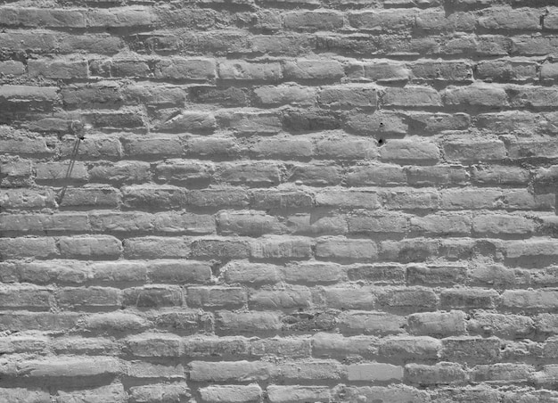 Free photo light gray brick wall texture