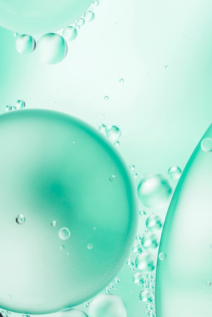 Light green bubbly abstract background