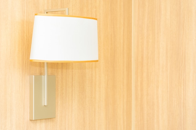 Foto gratuita decorazione lampada leggera all'interno della parete