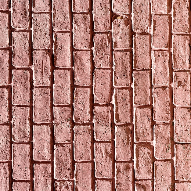 Free photo light red copy space brick wall background