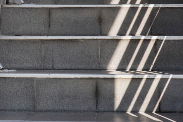 Light shaded on stairs