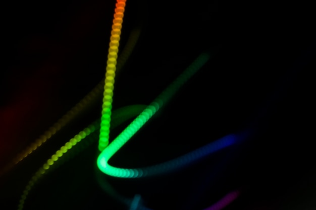 Free photo light streak lines background