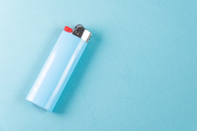 Lighter on the blue background - Macro detail