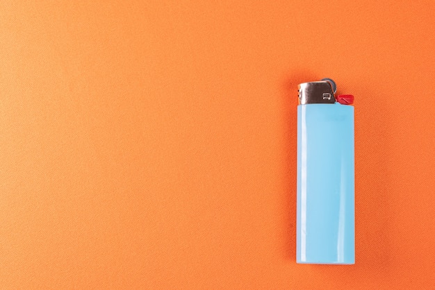 Lighter on the orange background - Macro detail