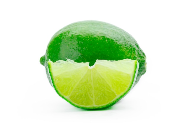 Lime isolated