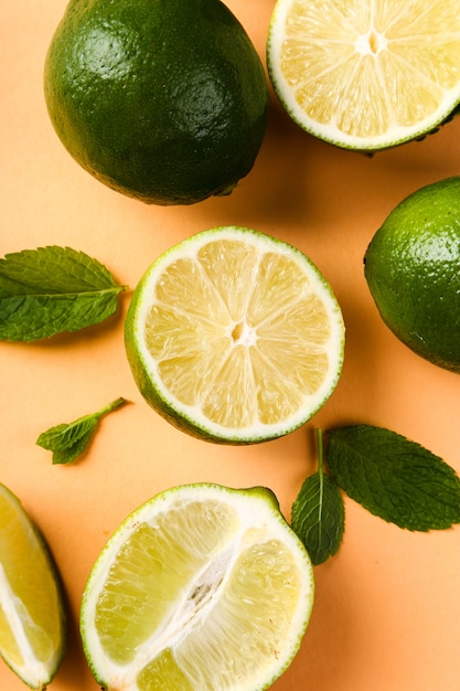 Lime on the table