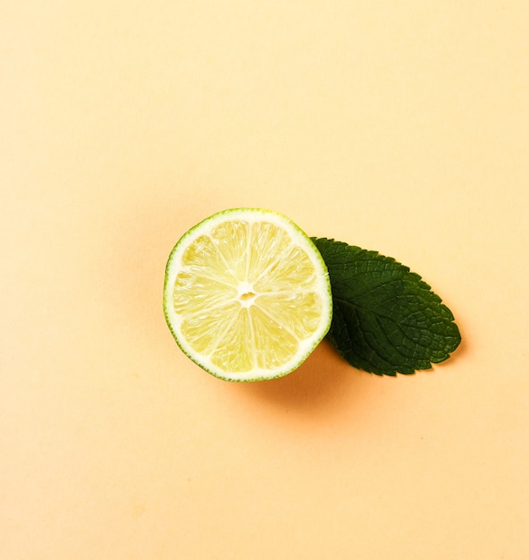 Lime on the table