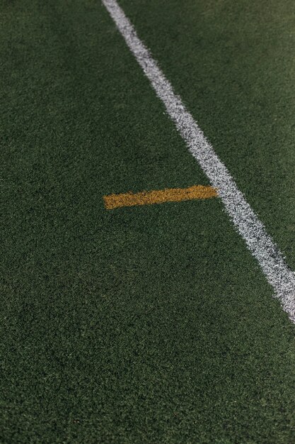 Lines on football field